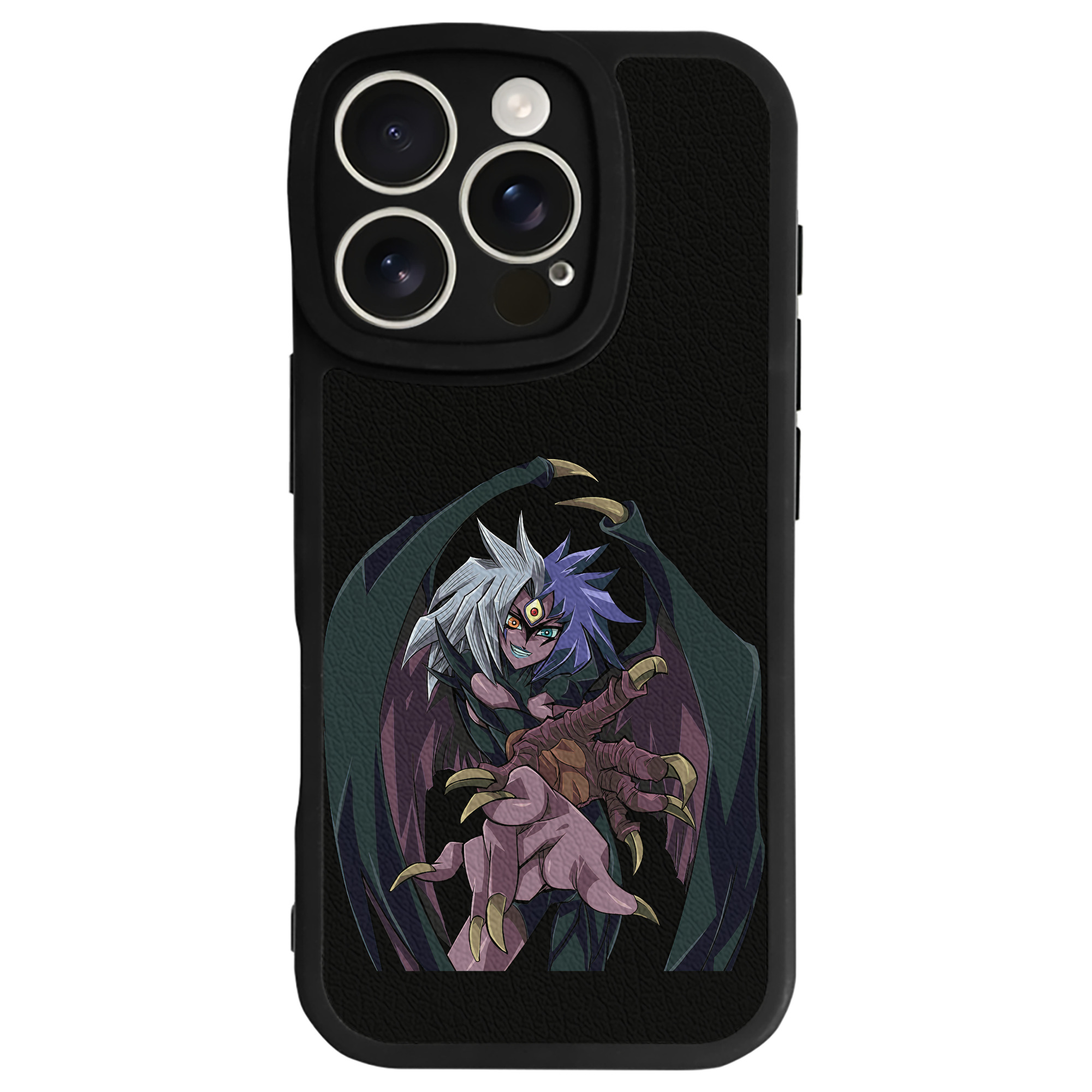 （画像用） 遊☆戯☆王 Yu-Gi-Oh! 【iPhone 16シリーズ対応】シリコンスマホケース（レザー調） 材質：シリコン
